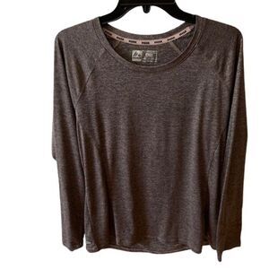 RBX Running Performance X DRI Long Sleeve Top Purple Gym lightweight Womens XL